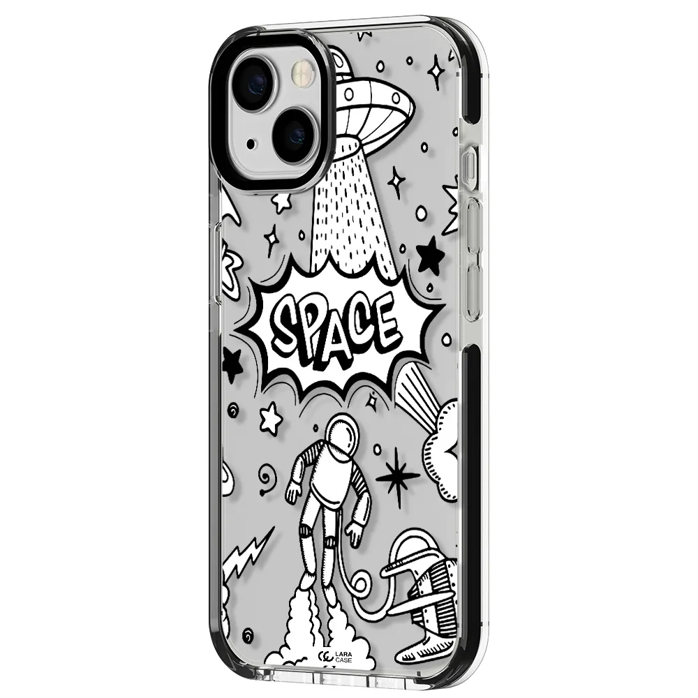 Space Poster Apple iPhone 13 impact black border Case