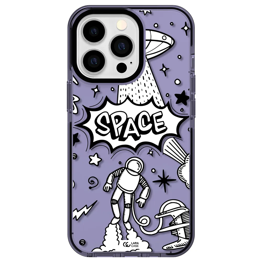 Space Poster Apple iPhone 13 Pro impact Lilac Case