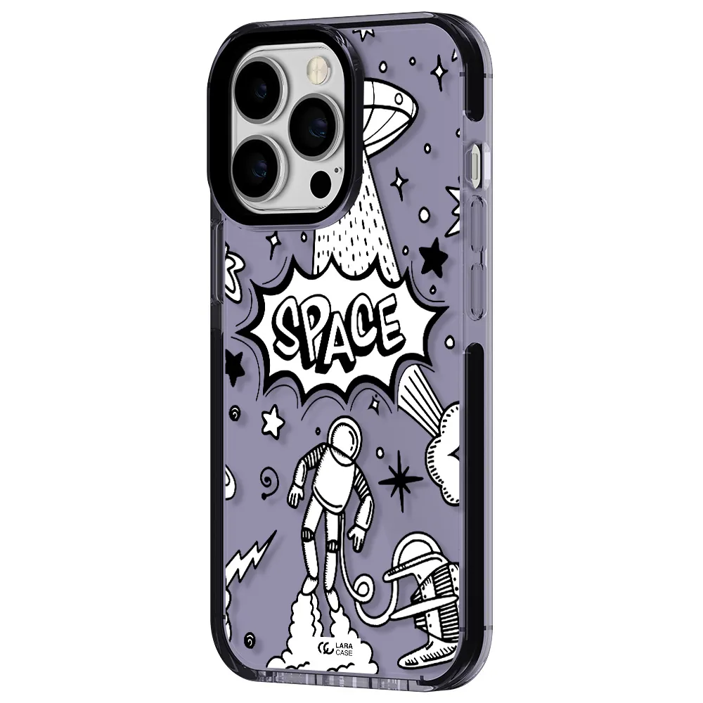 Space Poster Apple iPhone 13 Pro impact Lilac Case