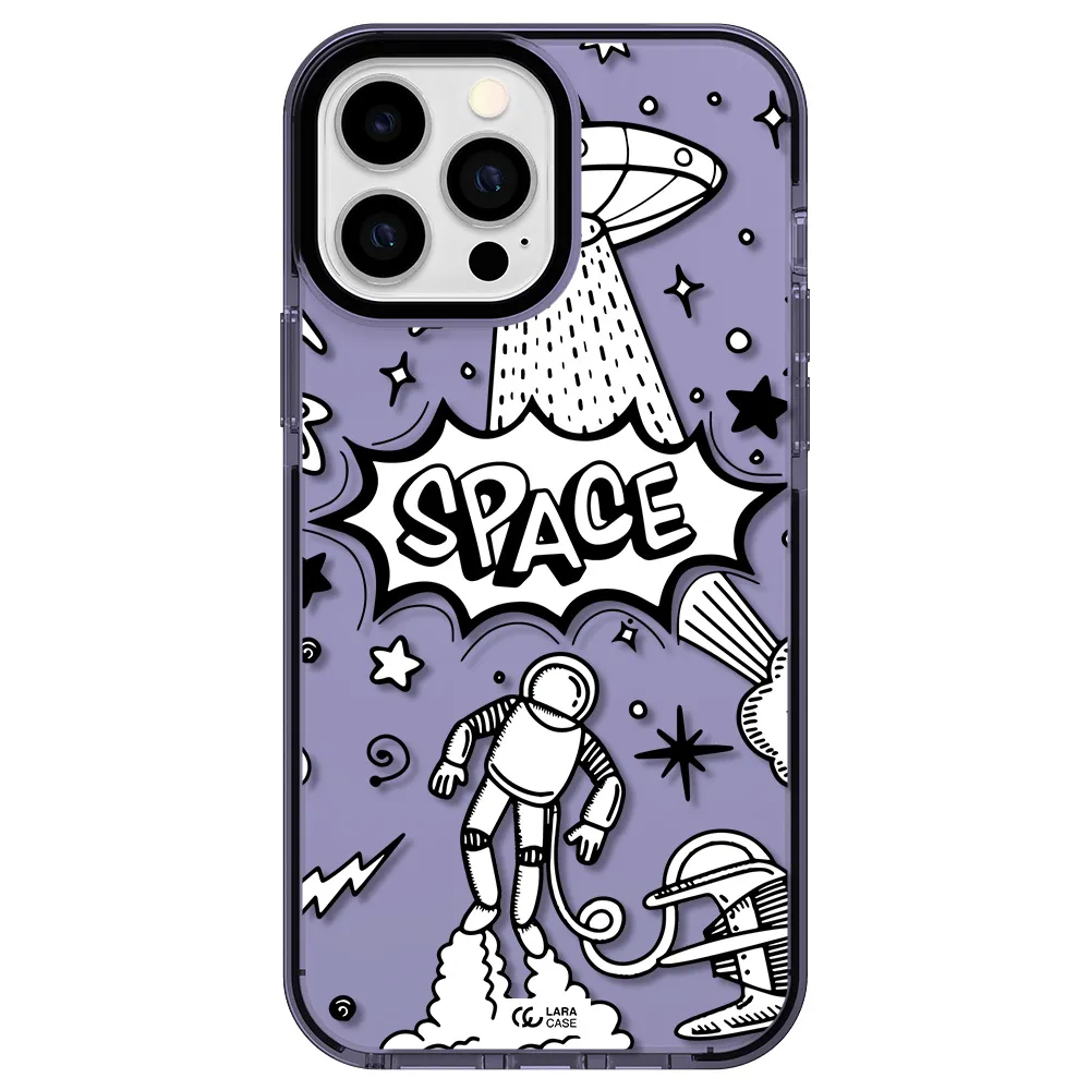 Space Poster Apple iPhone 13 Pro Max impact Lilac Case