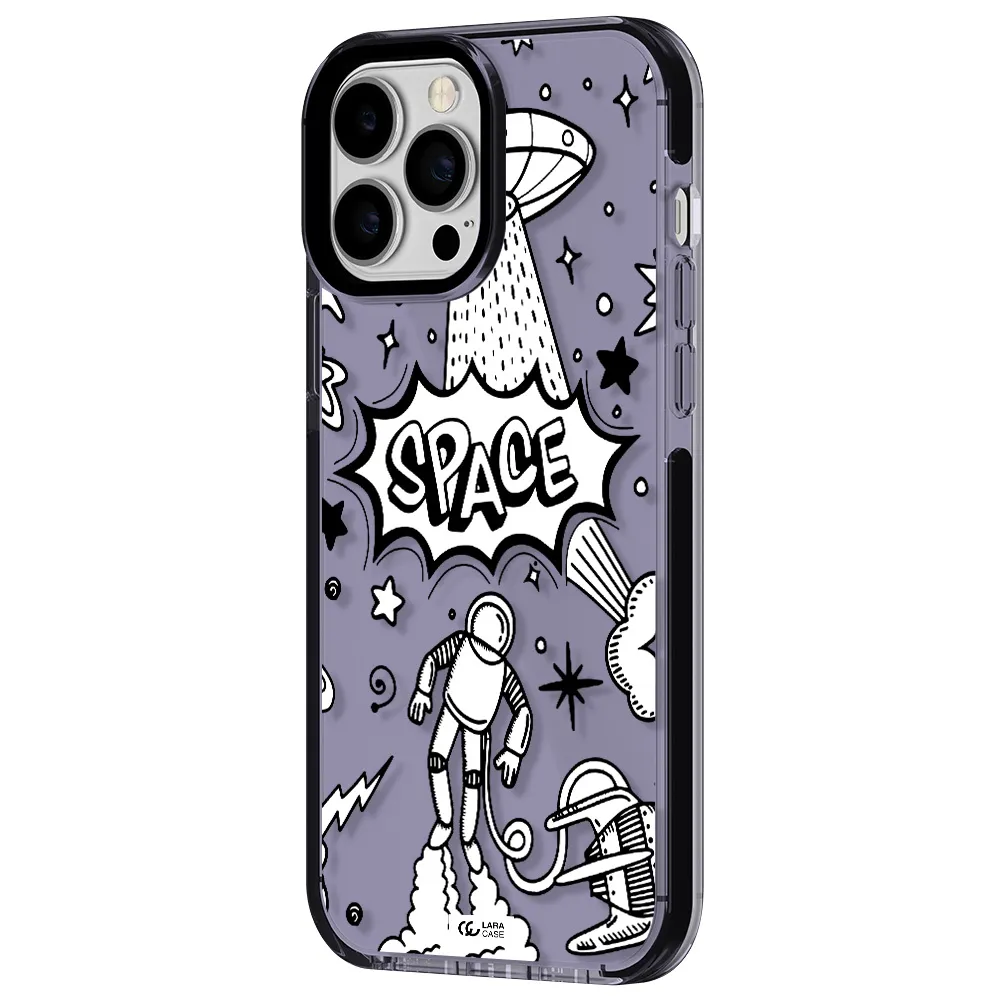 Space Poster Apple iPhone 13 Pro Max impact Lilac Case