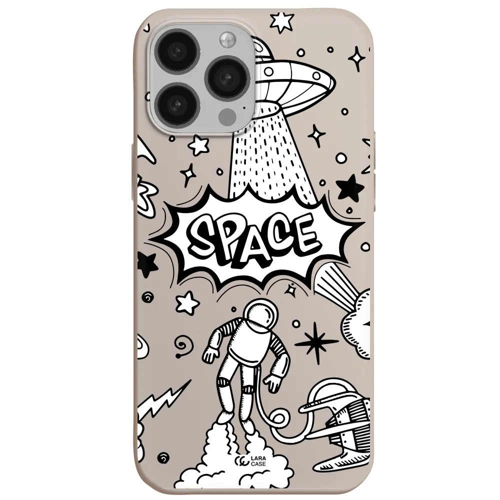 Space Poster Apple iPhone 13 Pro Max Silicone Stone Case