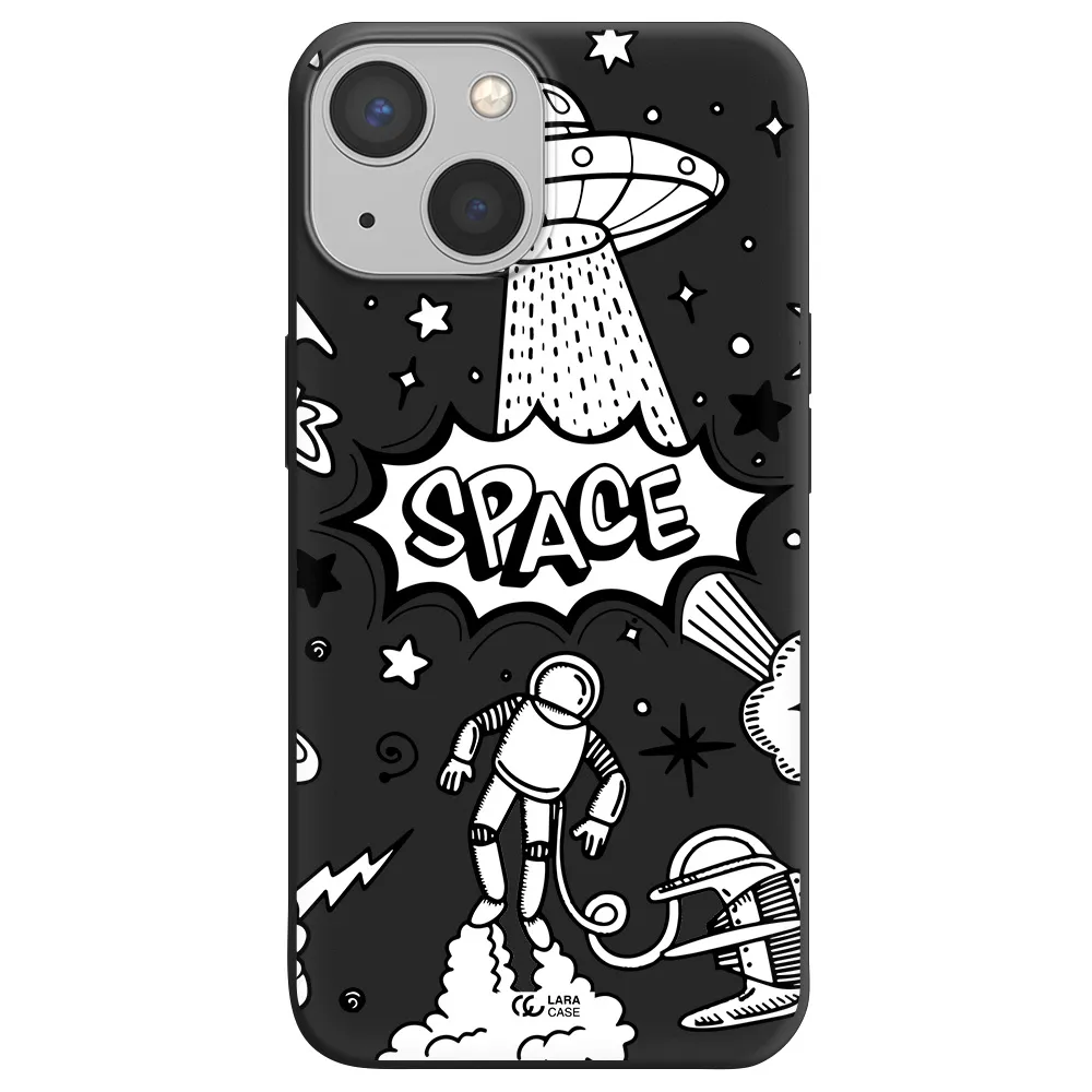 Space Poster Apple iPhone 13 Silicone black Case