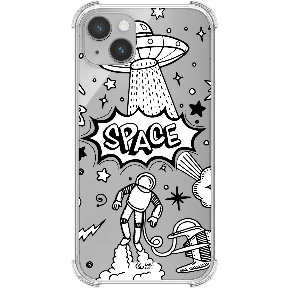 Space Poster Apple iPhone 14 Clear PC Case