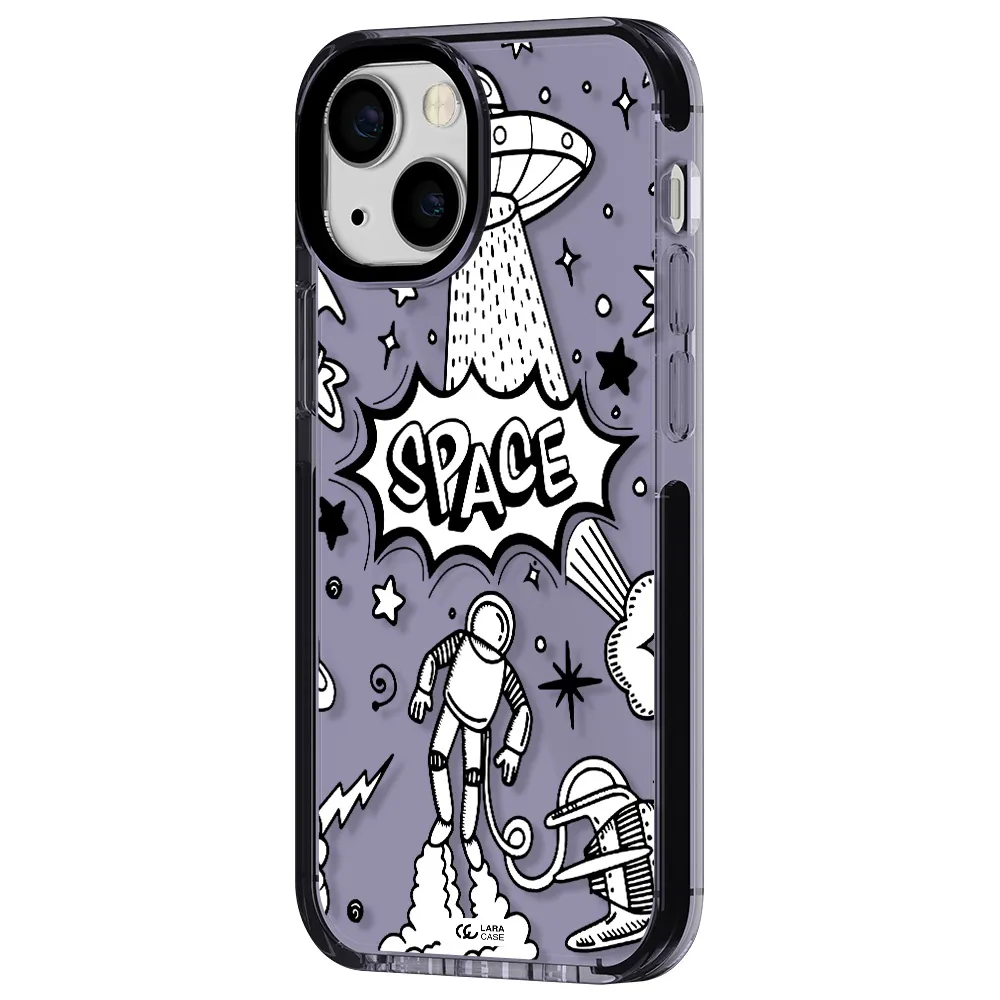 Space Poster Apple iPhone 15 impact Lilac Case