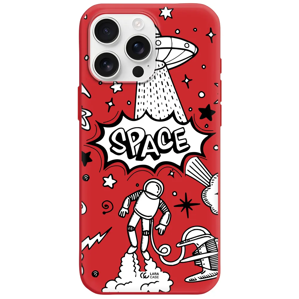 Space Poster Apple Iphone 16 Pro Max Silicone Stone Case