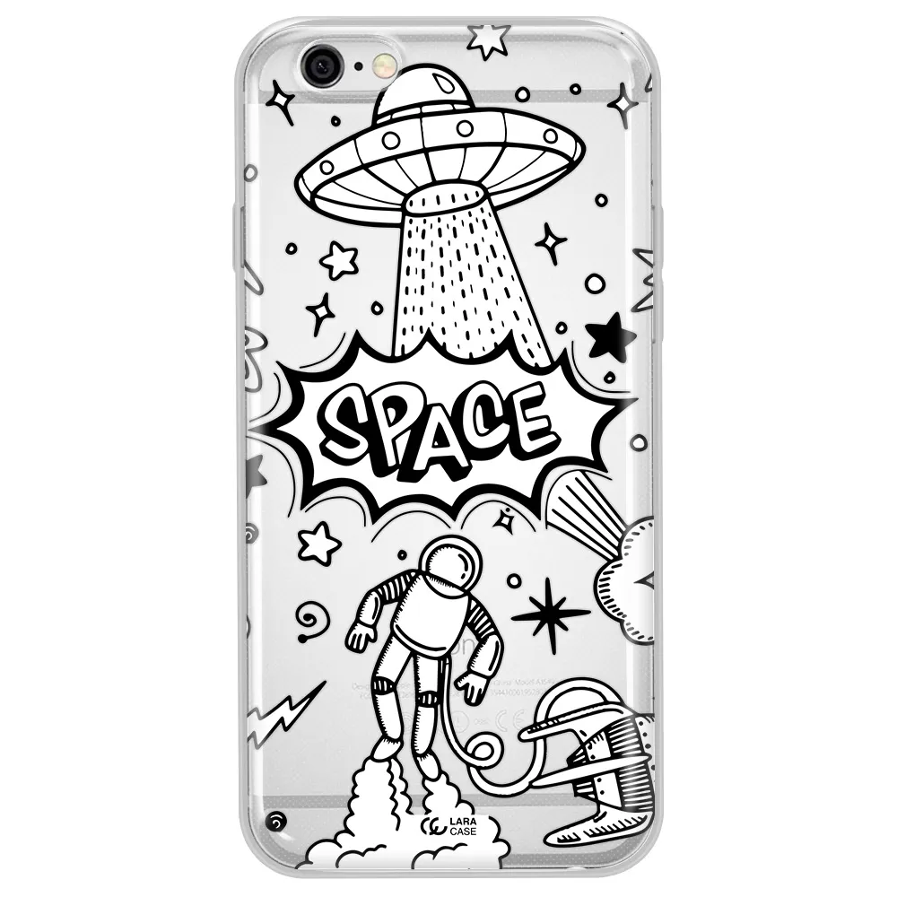 Space Poster Apple iPhone 6 plus Clear TPU Case