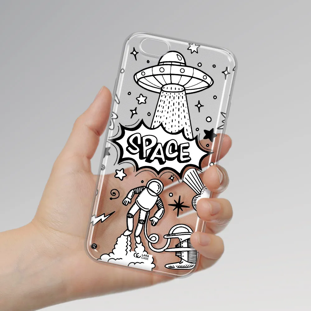 Space Poster Apple iPhone 6 plus Clear TPU Case