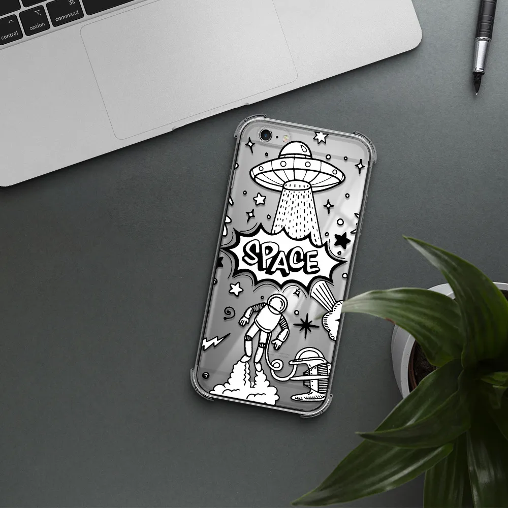 Space Poster Apple iPhone 6 s plus Clear PC Case