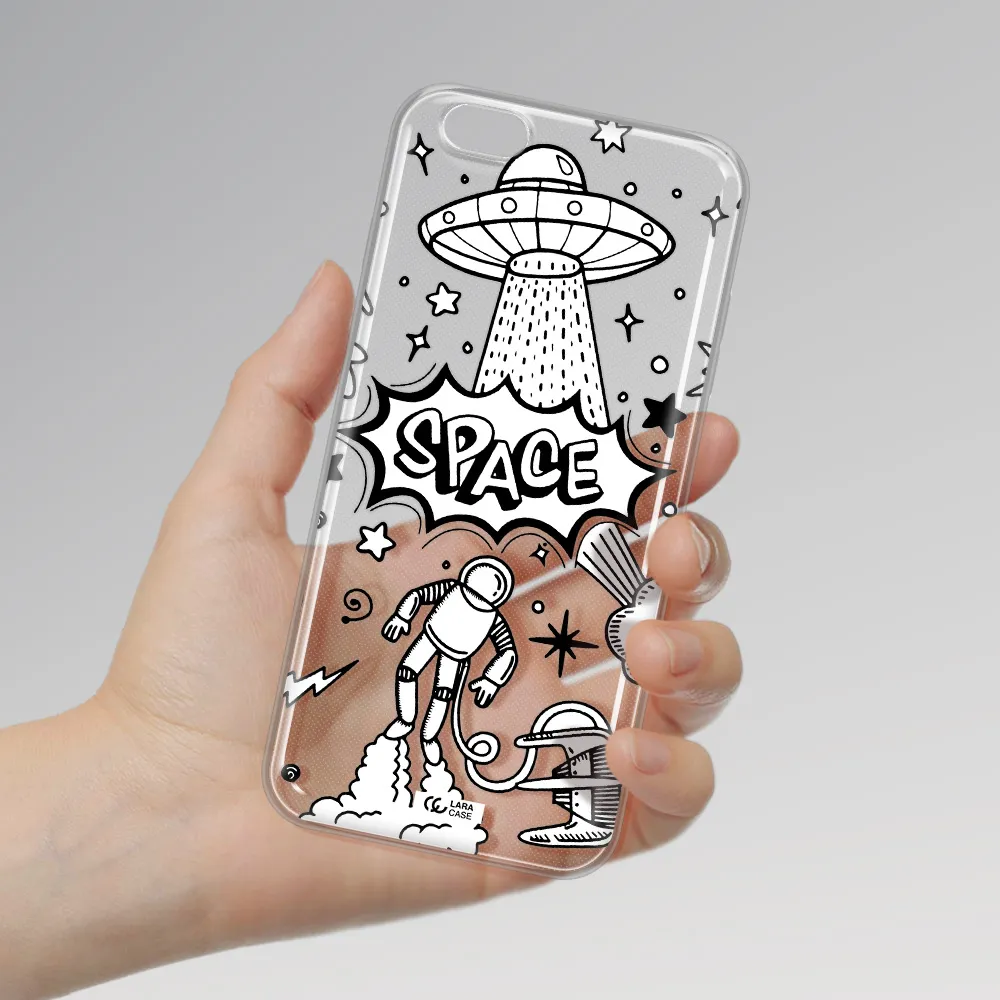 Space Poster Apple iPhone 6 s plus Clear TPU Case