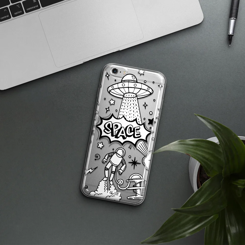 Space Poster Apple iPhone 6 s plus Clear TPU Case