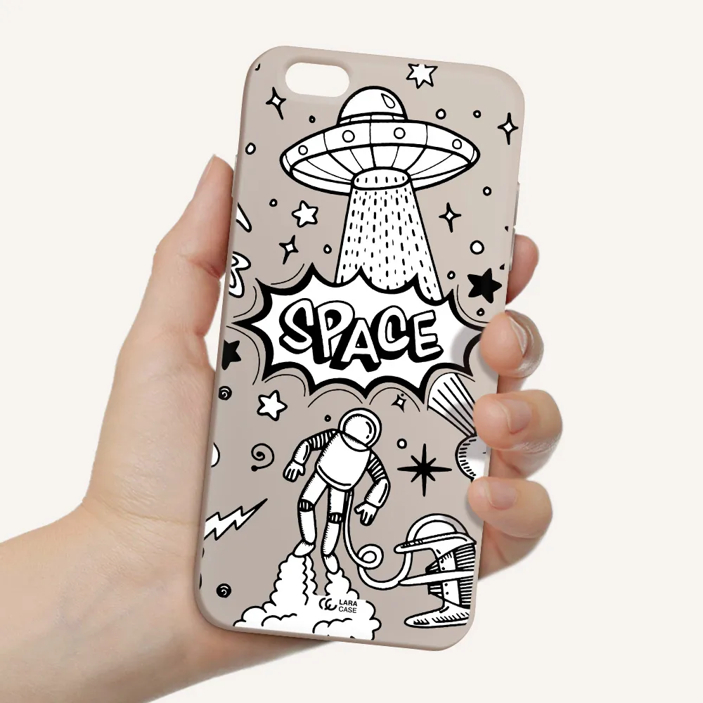 Space Poster Apple iPhone 6 s plus Silicone Stone Case