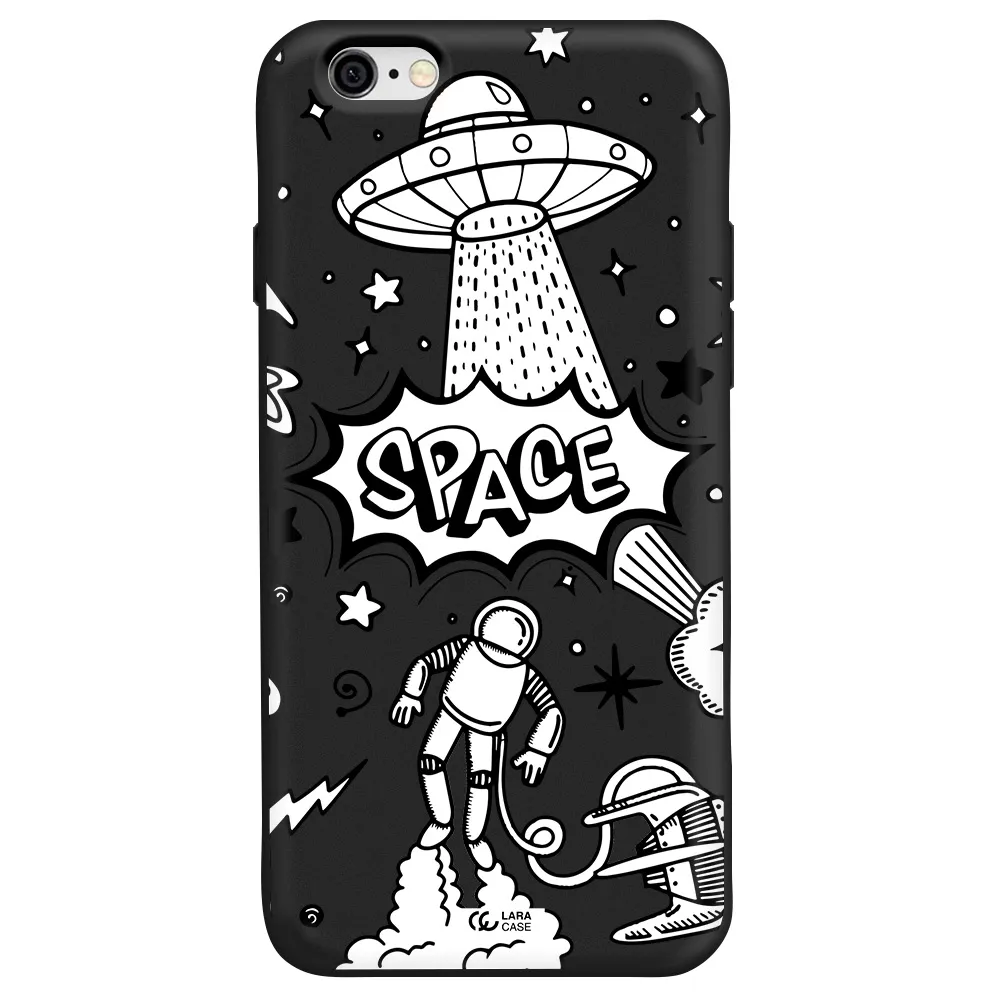 Space Poster Apple iPhone 6 Silicone black Case