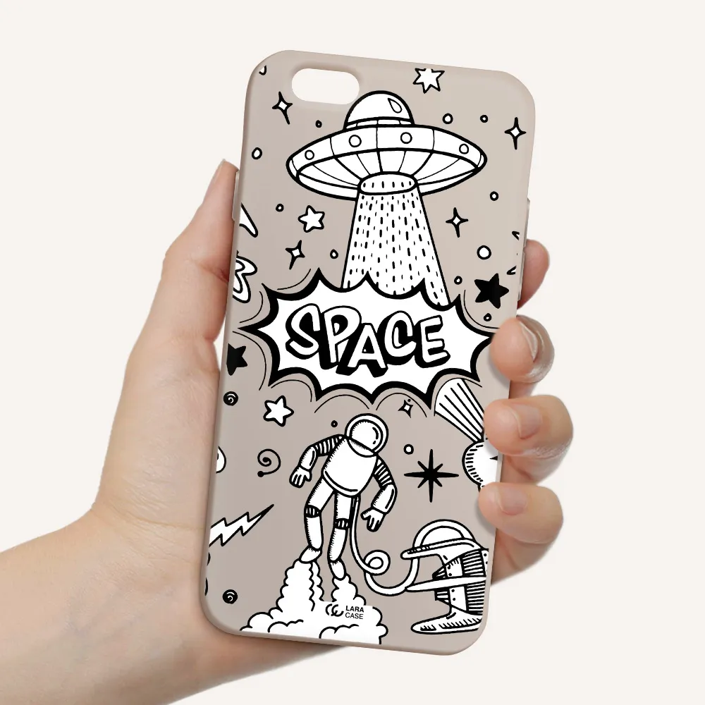 Space Poster Apple iPhone 6 Silicone Stone Case