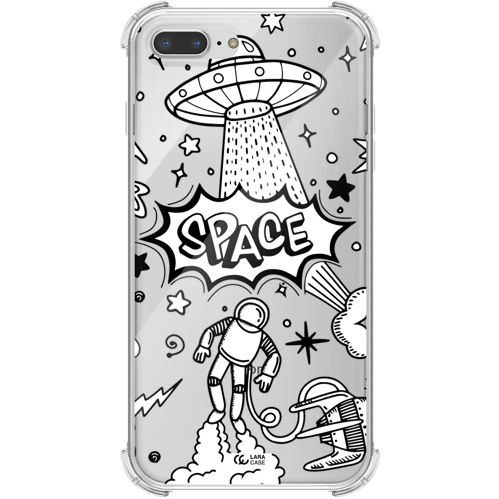 Space Poster Apple iPhone 7 plus Clear PC Case