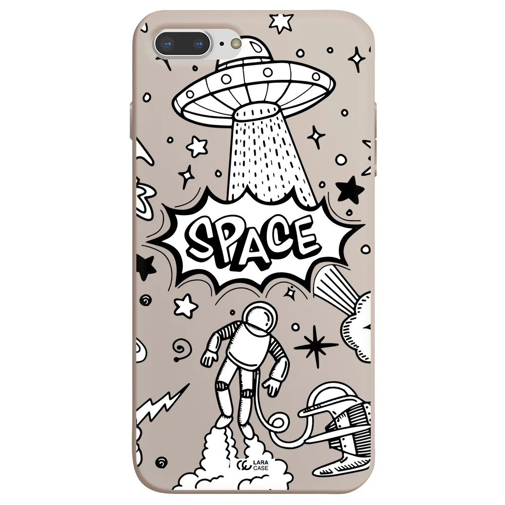 Space Poster Apple iPhone 7 plus Silicone Stone Case