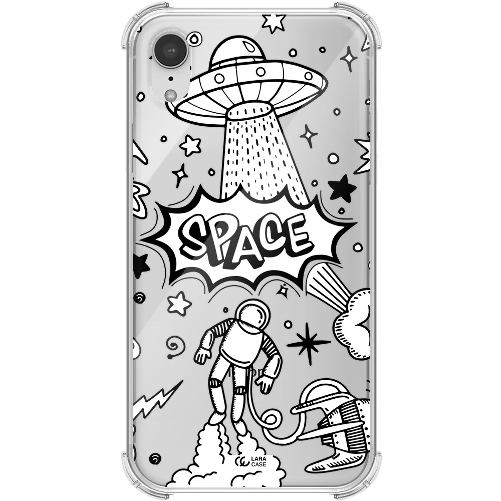 Space Poster Apple iPhone XR Clear PC Case