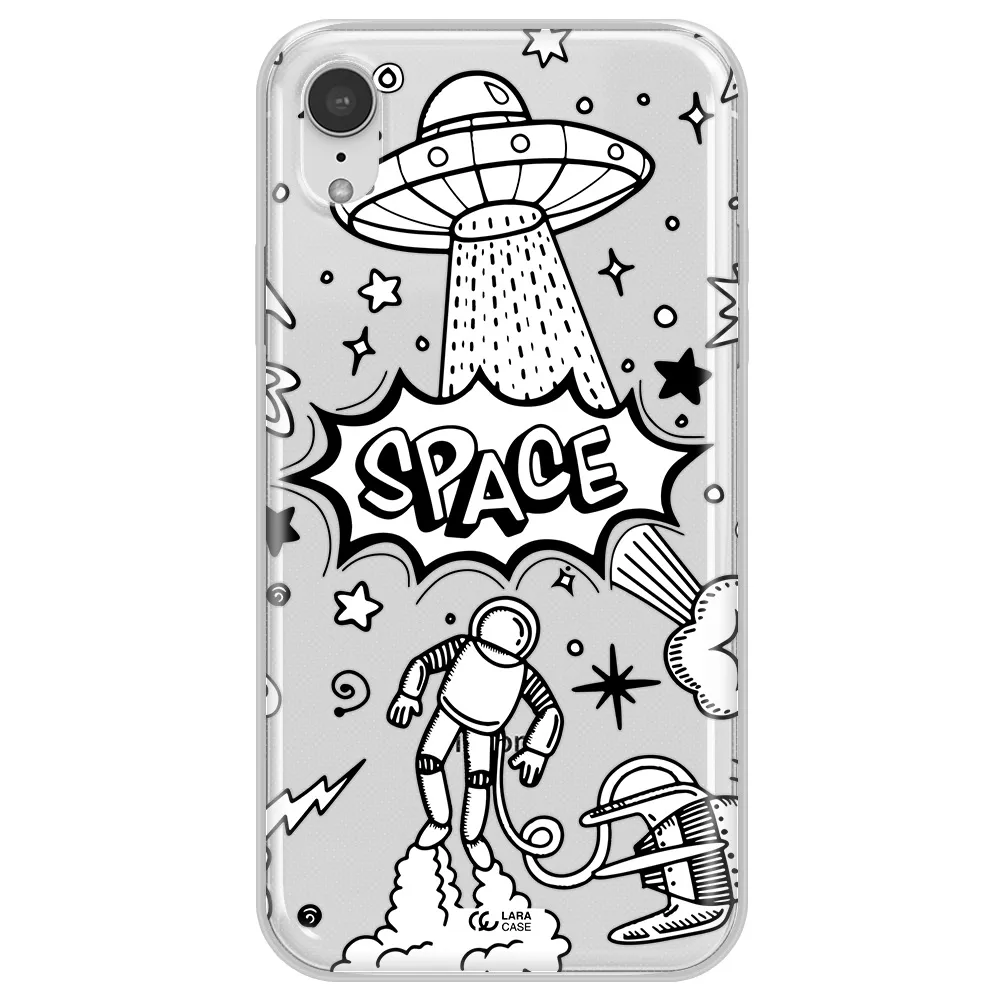 Space Poster Apple iPhone XR Clear TPU Case