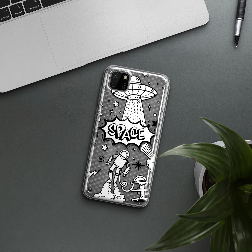 Space Poster Huawei Honor 9S Clear TPU Case