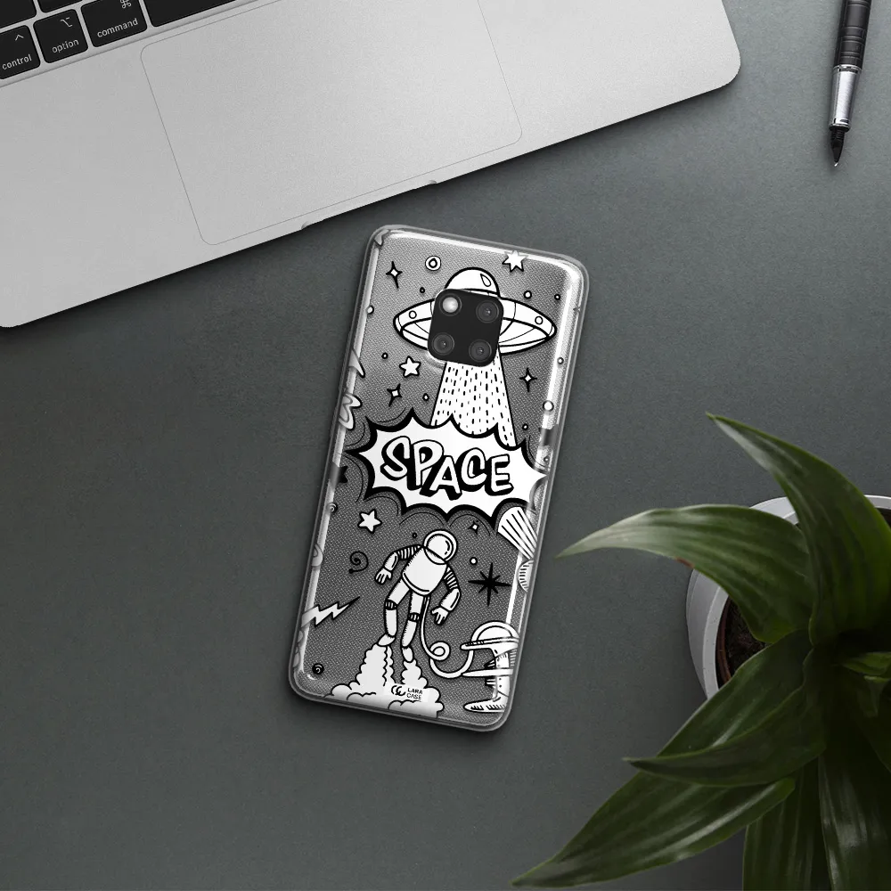 Space Poster Huawei Mate 20 Pro Clear TPU Case