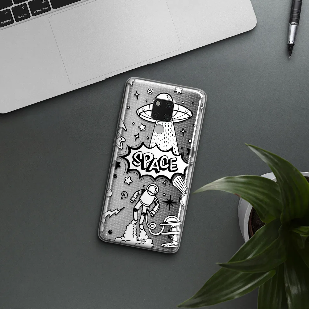 Space Poster Huawei Mate 20X Clear TPU Case