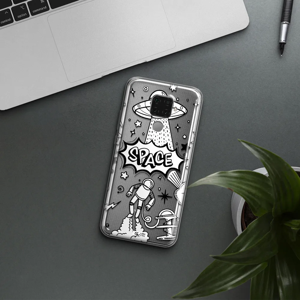Space Poster Huawei Mate 30 Lite Clear TPU Case
