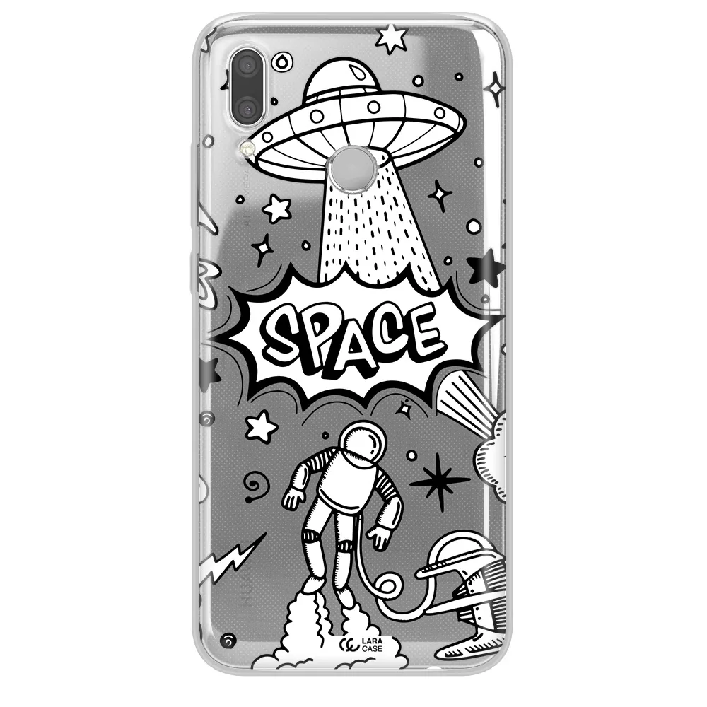 Space Poster Huawei P Smart 2019 Clear TPU Case