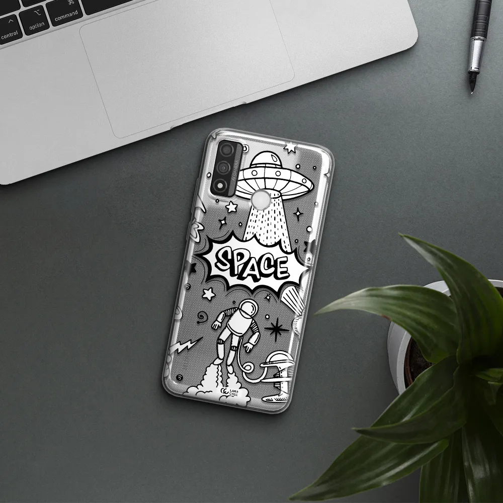 Space Poster Huawei P Smart 2020 Clear TPU Case