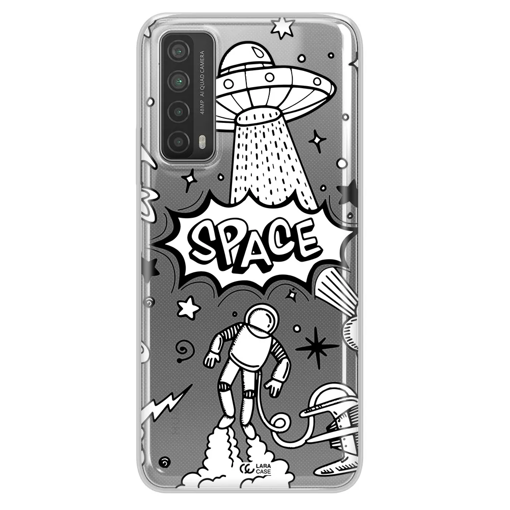 Space Poster Huawei P Smart 2021 Clear TPU Case