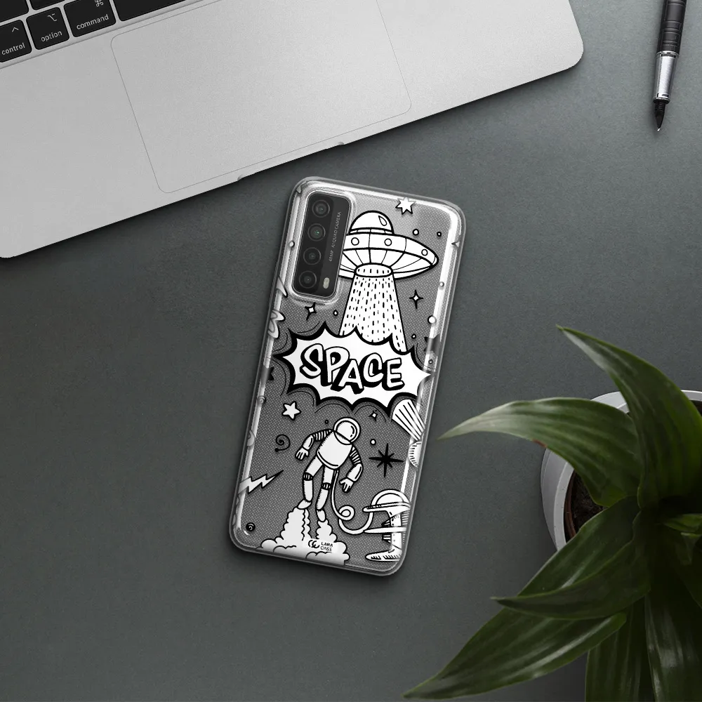 Space Poster Huawei P Smart 2021 Clear TPU Case
