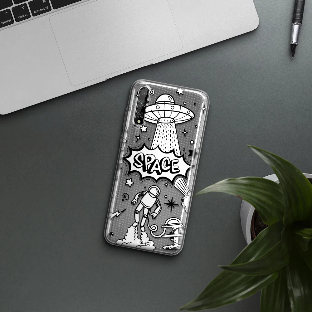 Space Poster Huawei P Smart S Clear TPU Case