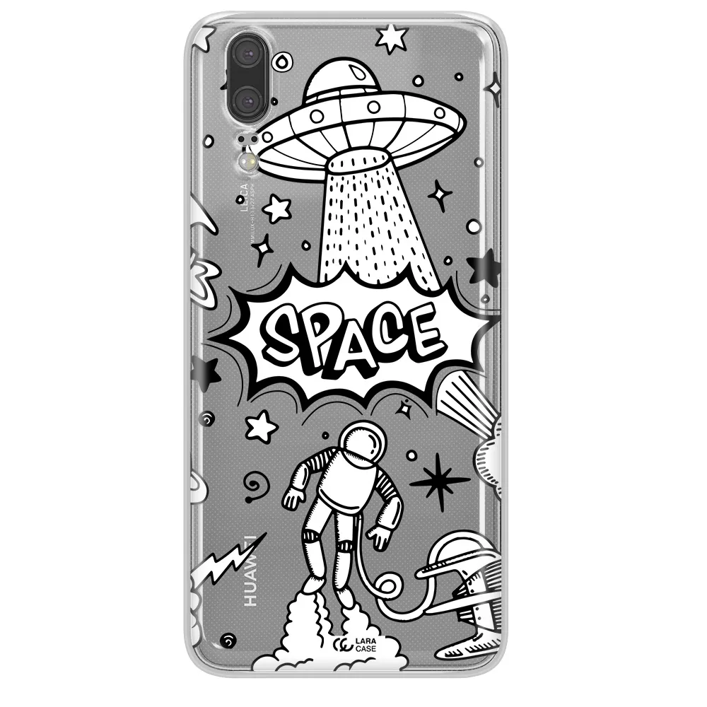 Space Poster Huawei P20 Clear TPU Case