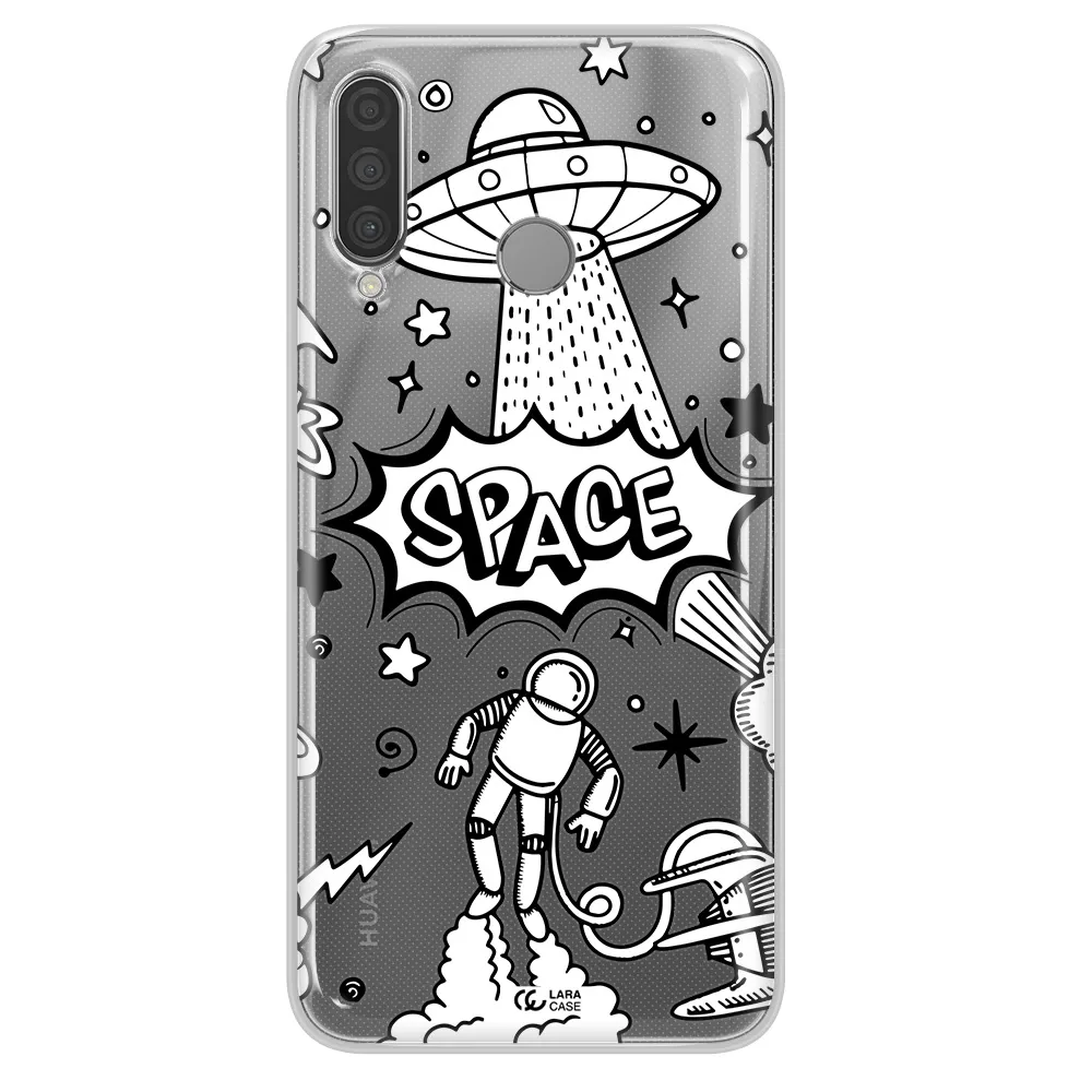 Space Poster Huawei P30 Lite Clear TPU Case