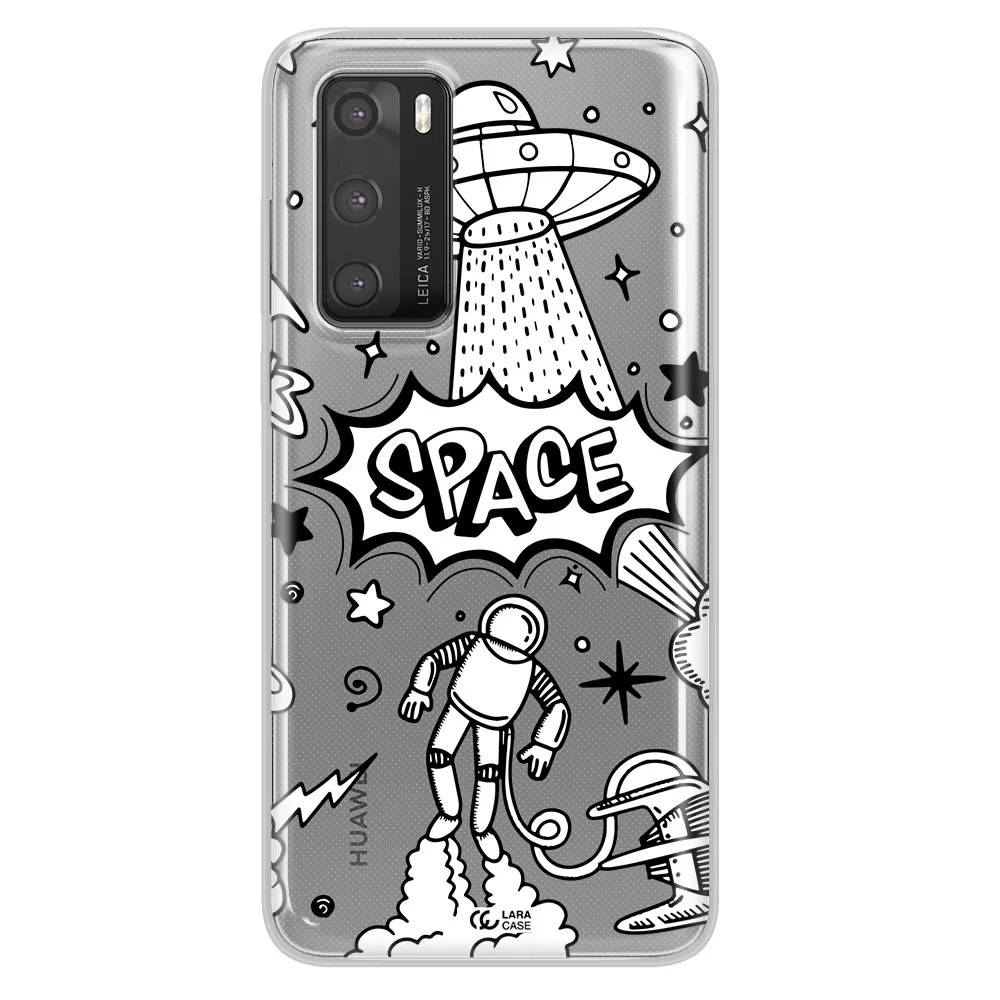 Space Poster Huawei P40 Clear TPU Case