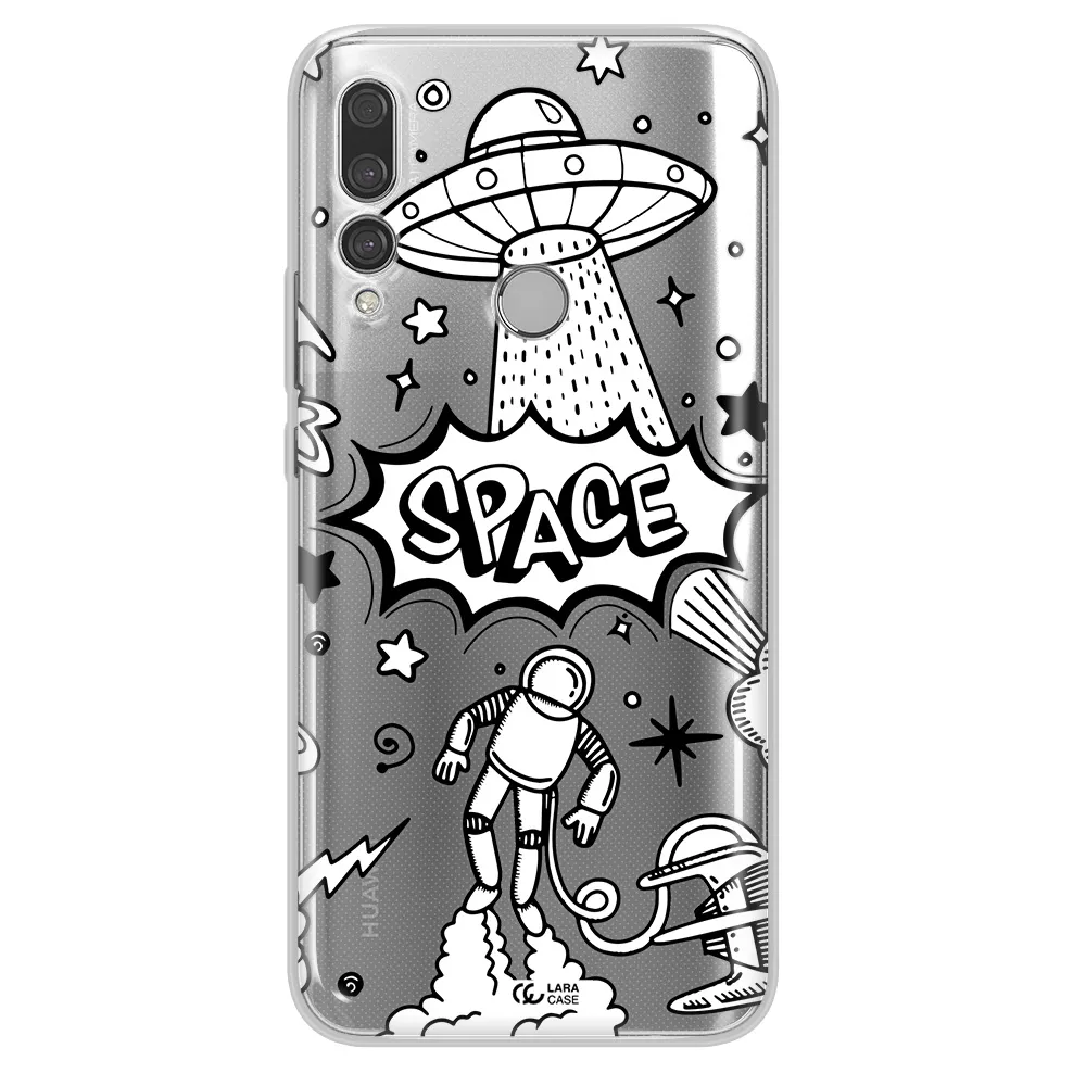 Space Poster Huawei Y9 Prime 2019 Clear TPU Case