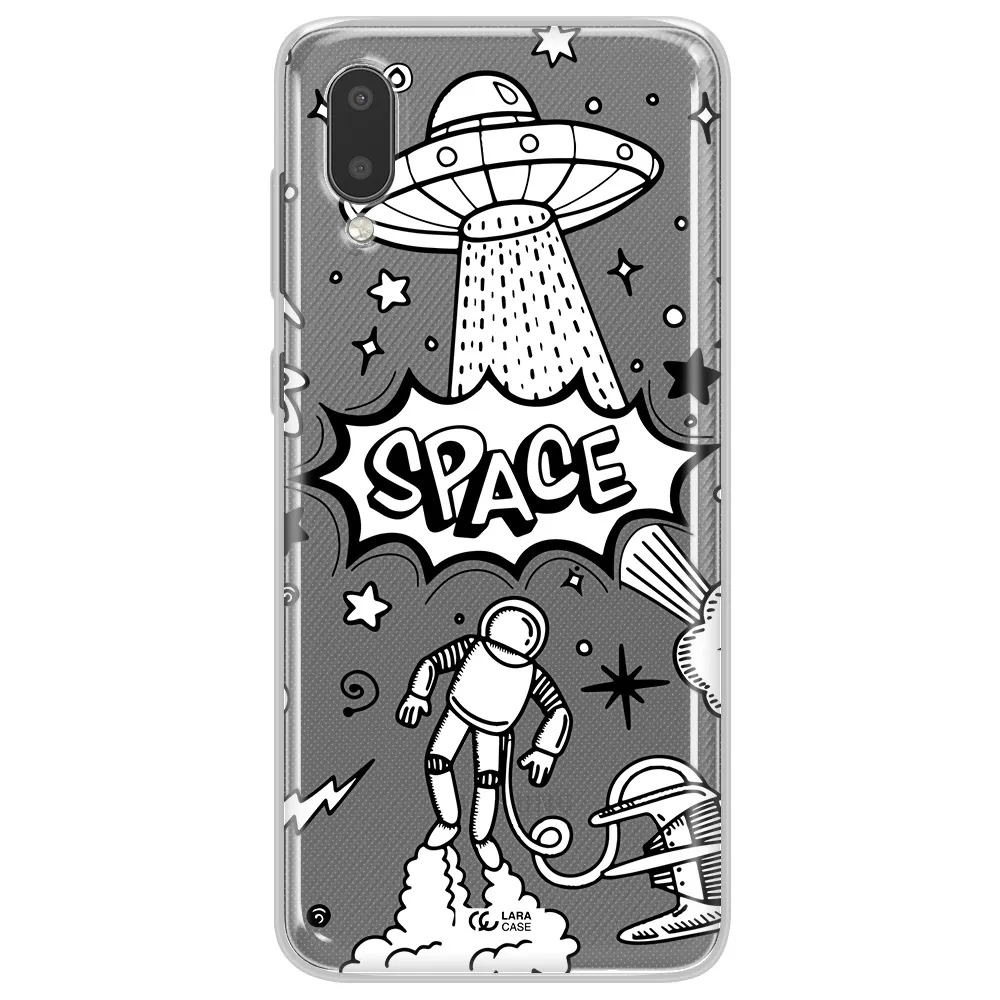 Space Poster Samsung A02 Clear TPU Case