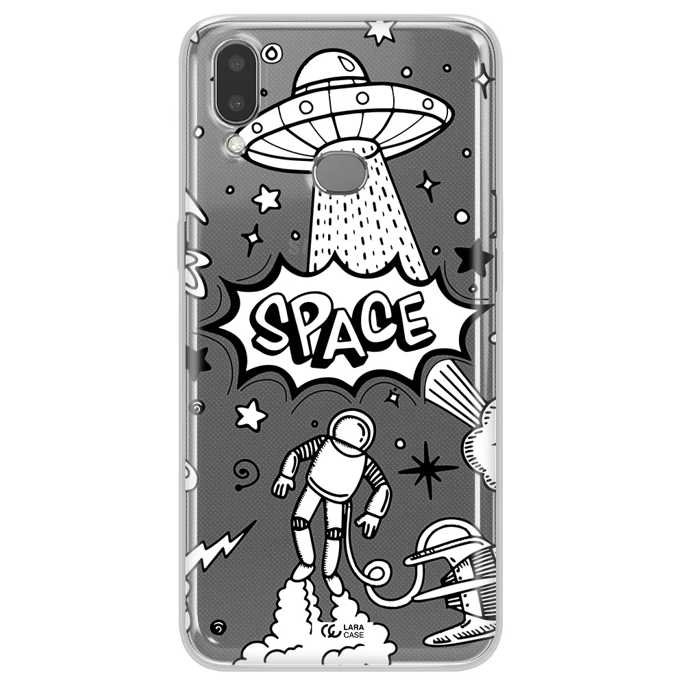 Space Poster Samsung A10S Clear TPU Case