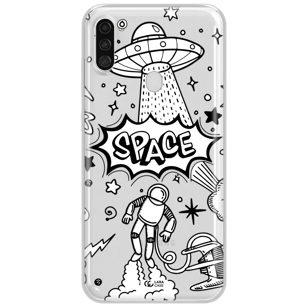 Space Poster Samsung A11 Clear TPU Case