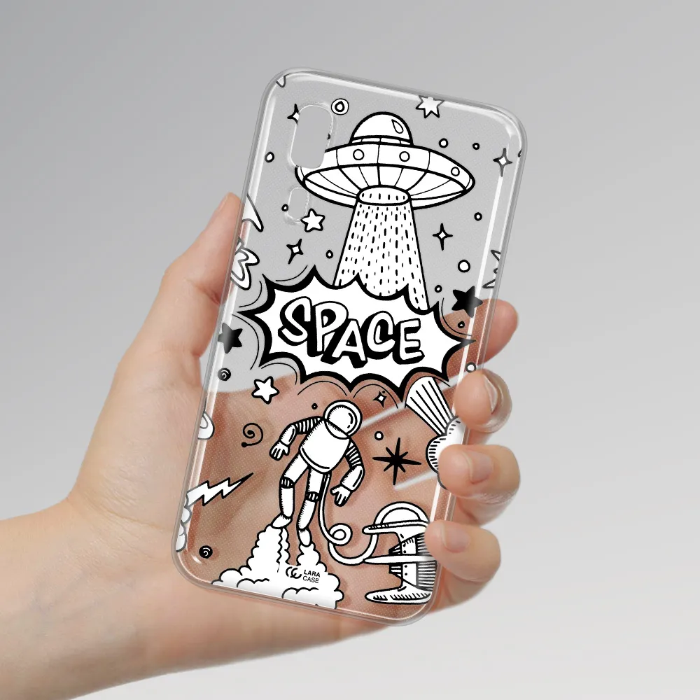 Space Poster Samsung A2 Core Clear TPU Case