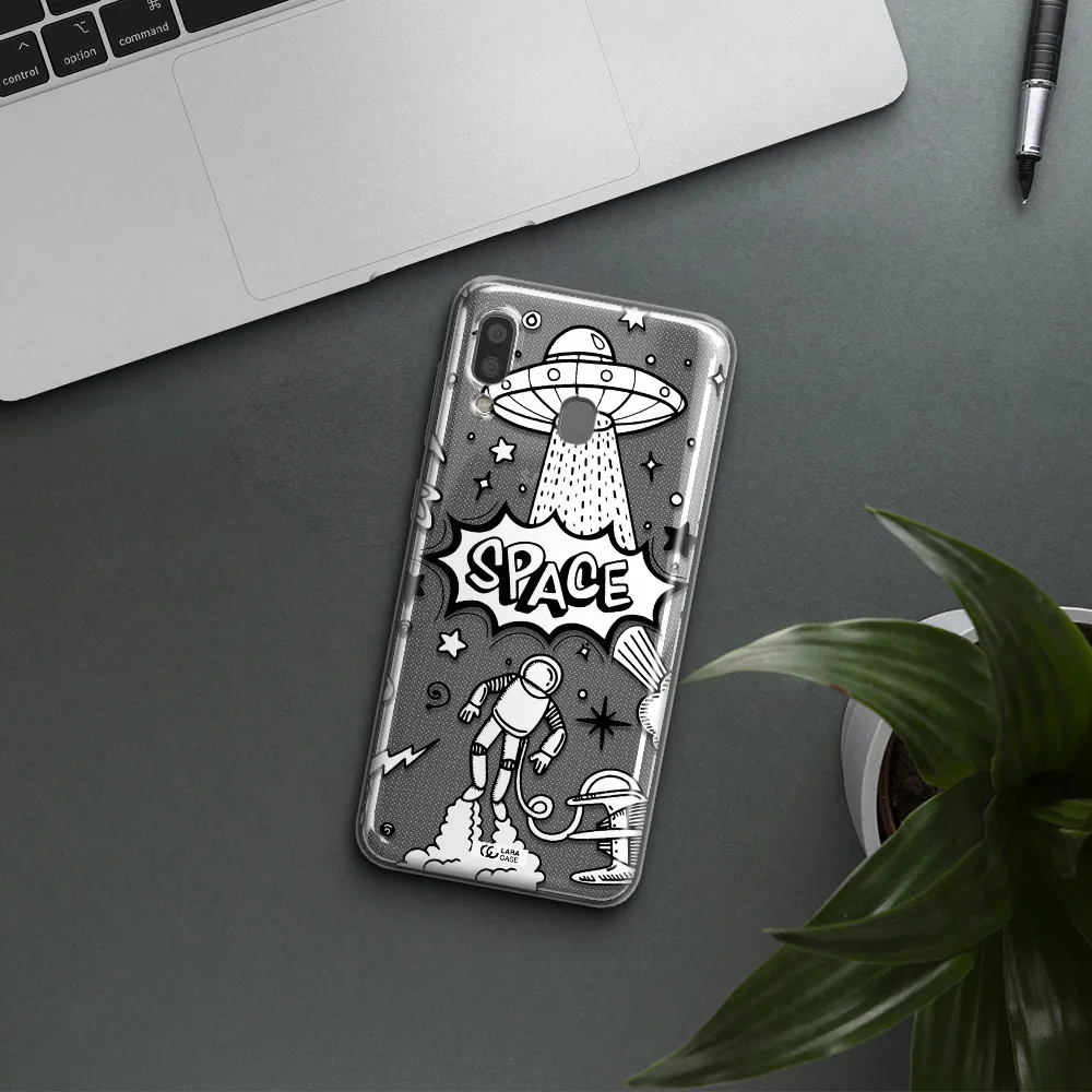 Space Poster Samsung A20 Clear TPU Case