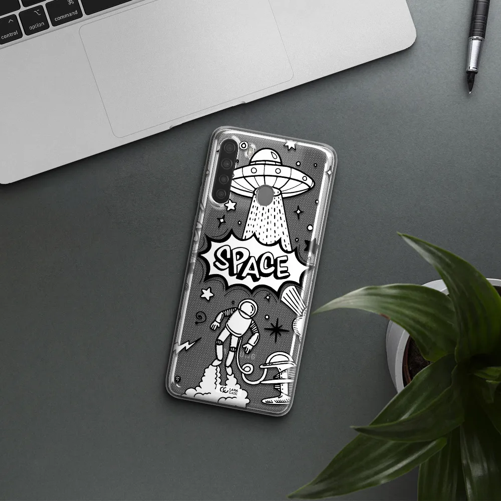 Space Poster Samsung A21 Clear TPU Case