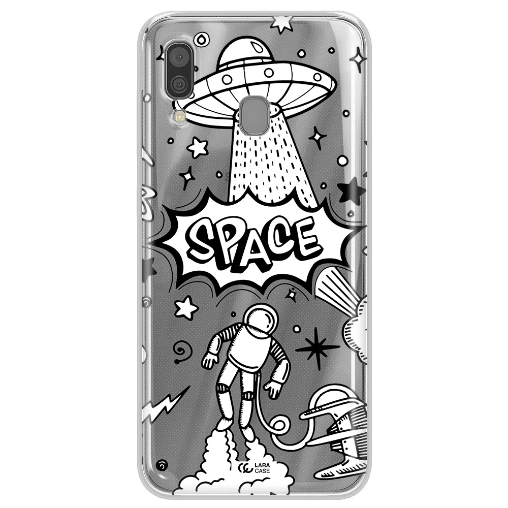 Space Poster Samsung A30 Clear TPU Case