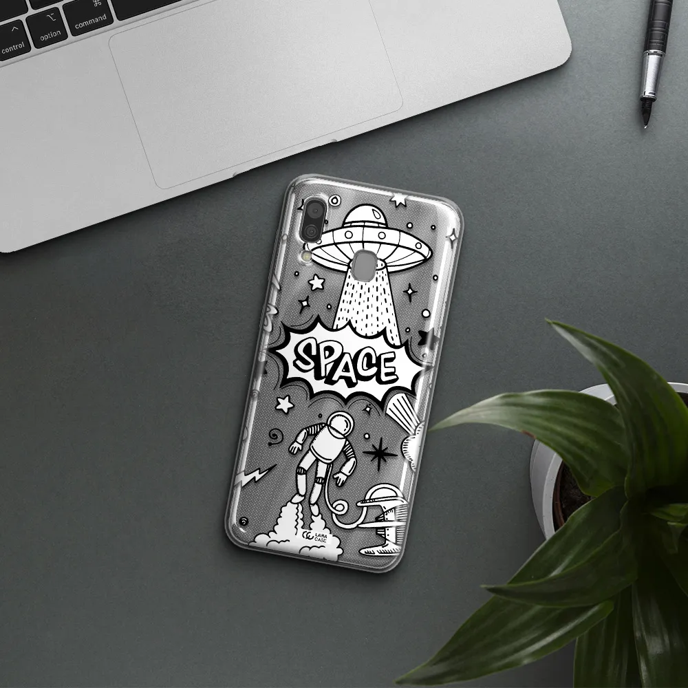 Space Poster Samsung A30 Clear TPU Case