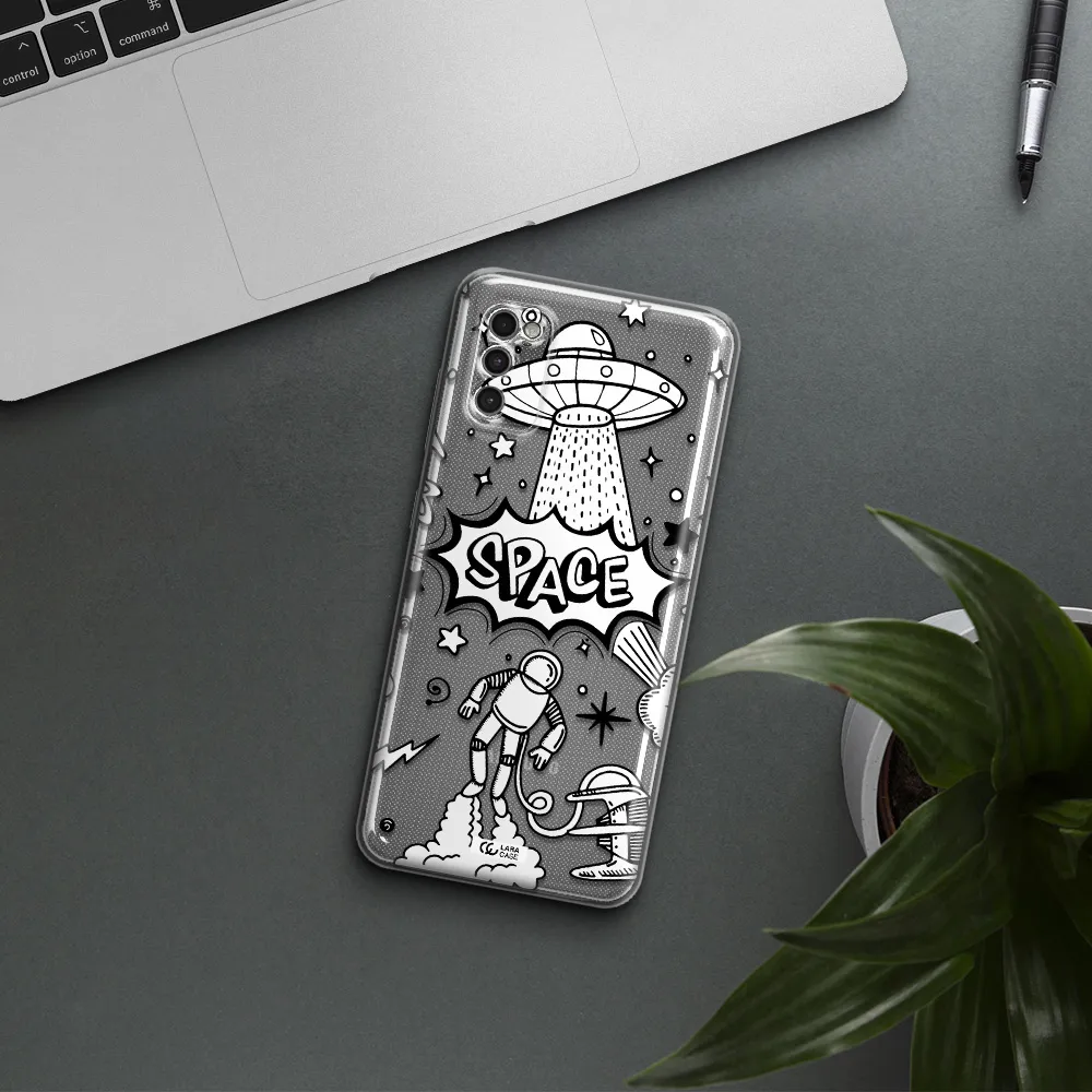 Space Poster Samsung A41 Clear Tpu Case