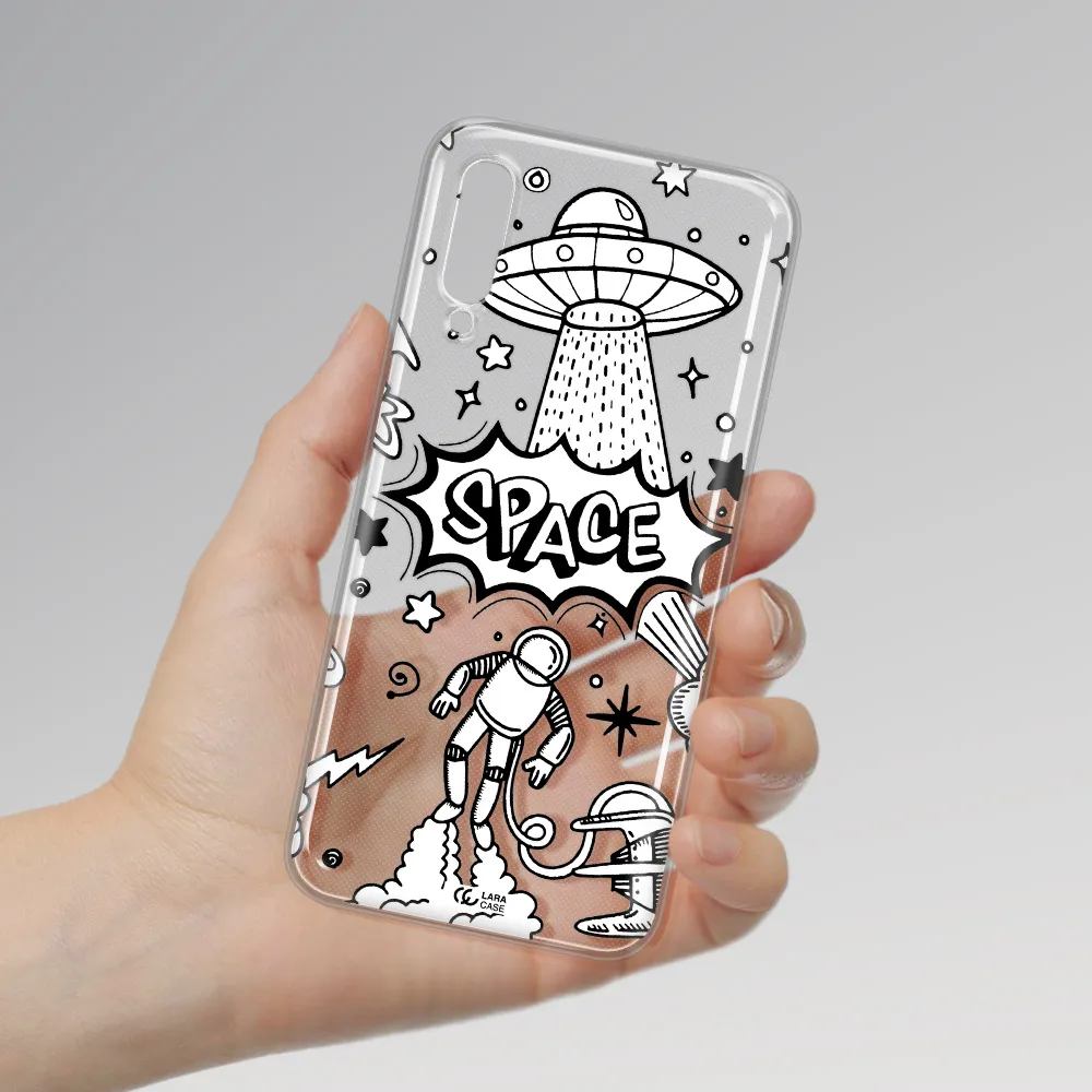 Space Poster Samsung A50S Clear Tpu Case
