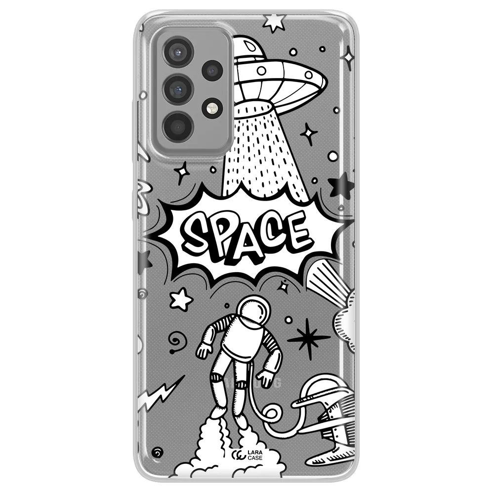 Space Poster Samsung A52 Clear TPU Case