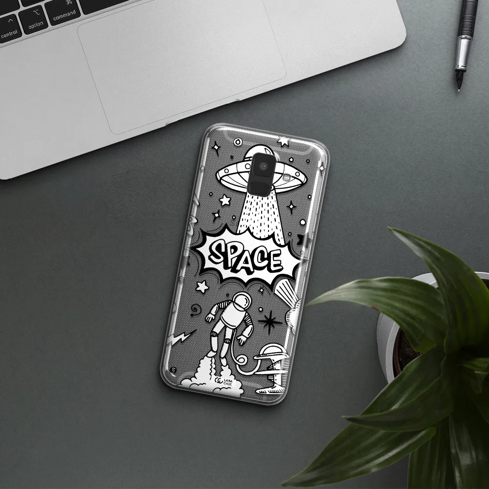 Space Poster Samsung A6 Clear TPU Case