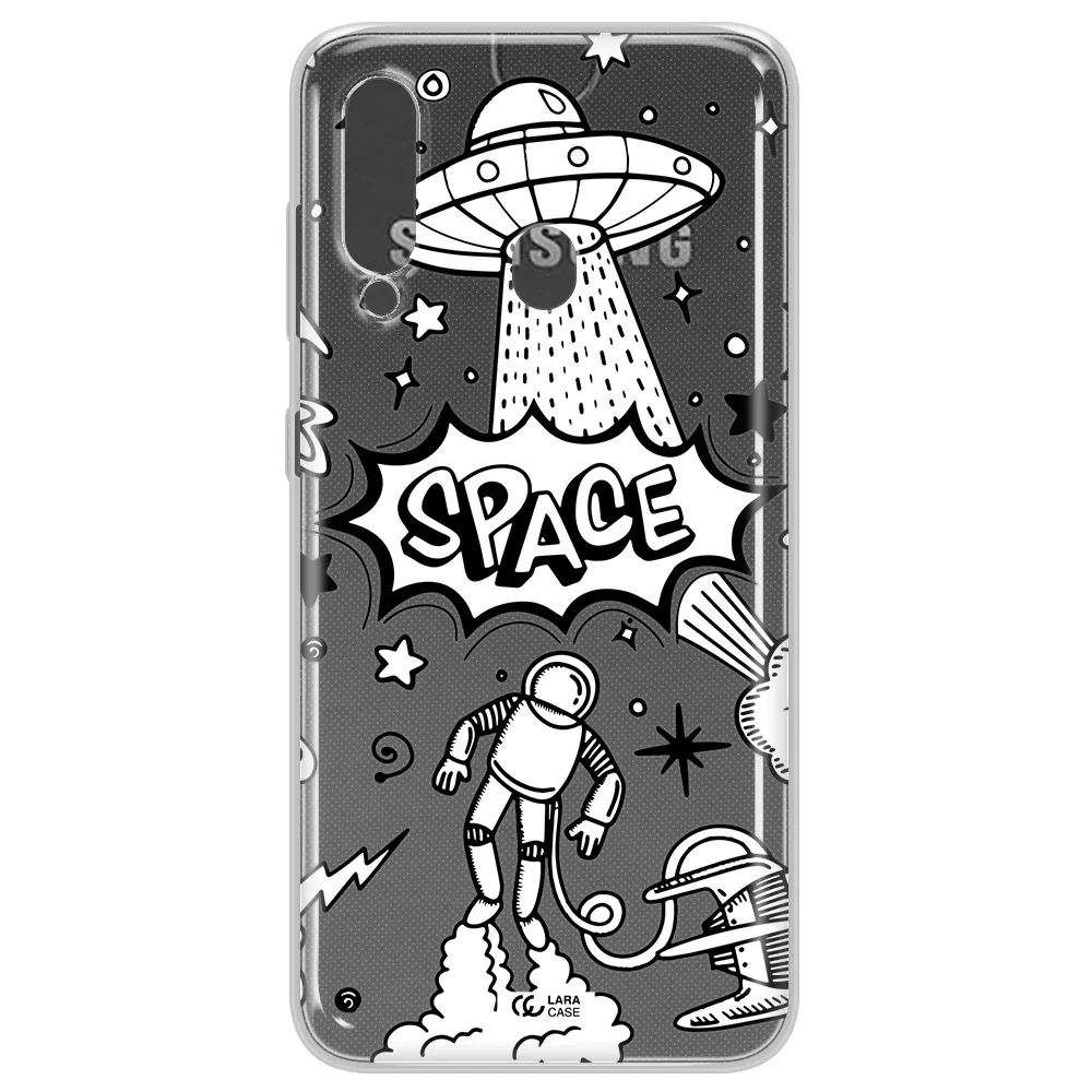 Space Poster Samsung A60 Clear TPU Case