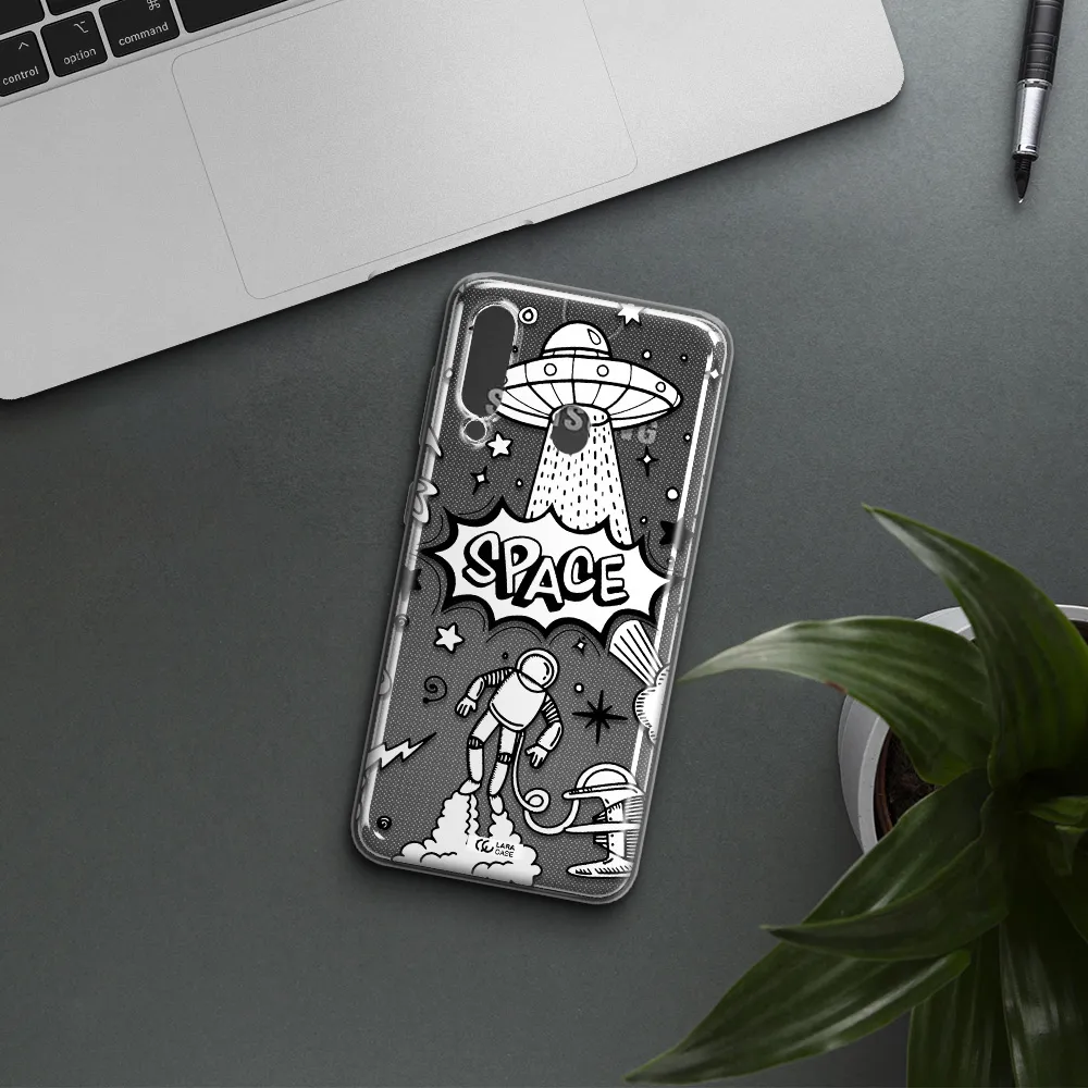 Space Poster Samsung A60 Clear TPU Case