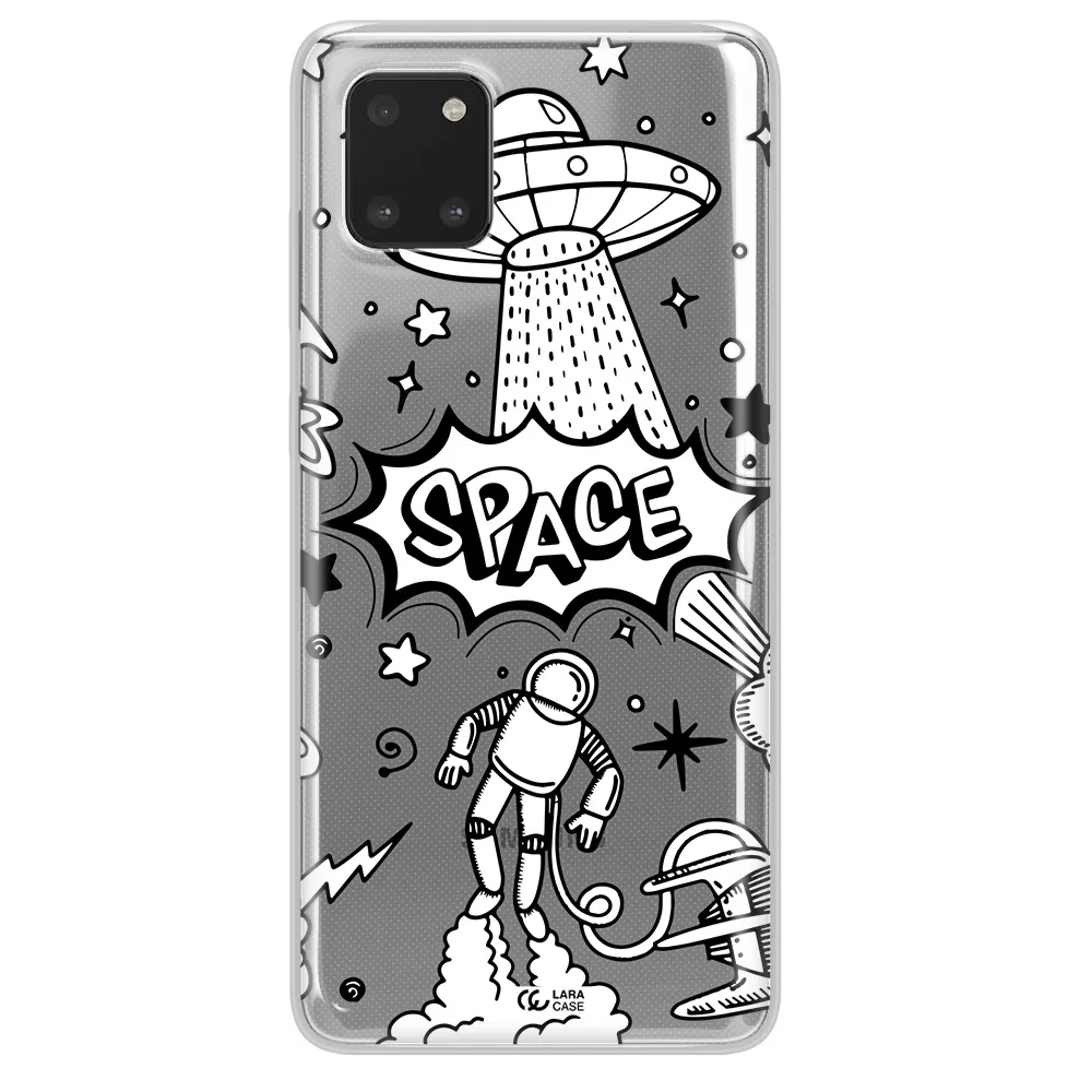 Space Poster Samsung A81 Clear TPU Case
